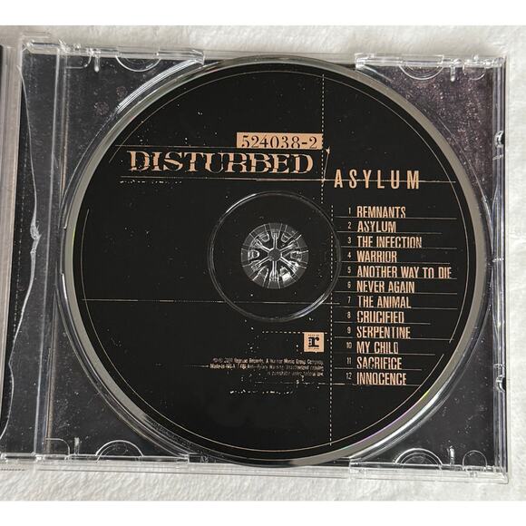 Disturbed – Asylum CD (2010) Reprise Records • Metal Album Clean Disc + Inserts - Picture 6 of 10
